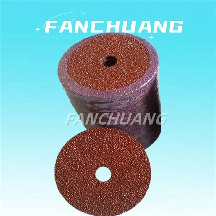 Center Hole Aluminum Oxide Resin Fiber Disc