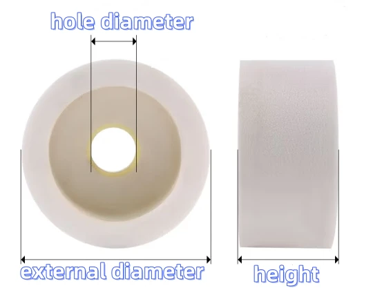 dimension of WA cup grinding wheel dimension of WA cup grinding wheel