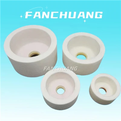 Tazza Straight White Fused Alumina Tħin Roti