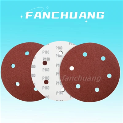 Round Sand Paper Disc 9inch 6holes
