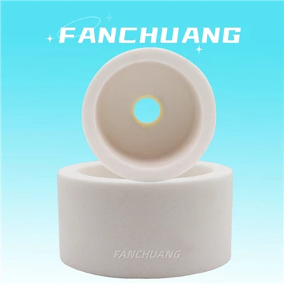 Aluminum Oxide Straight Cup Tħin Rota White